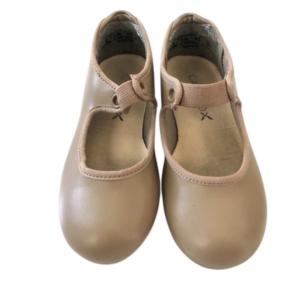 Tan Capezio Dance Tap Shoes Toddler 8.5